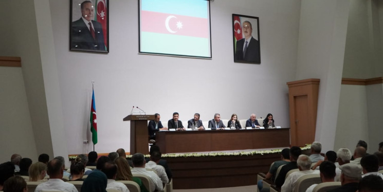 Sudan məişətdə və kənd təsərrüfatında qənaətli istifadə mövzusunda seminar keçirilmişdir
