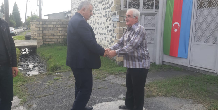 Anım Günü ərəfəsində şəhid ailələri ziyarət olunub